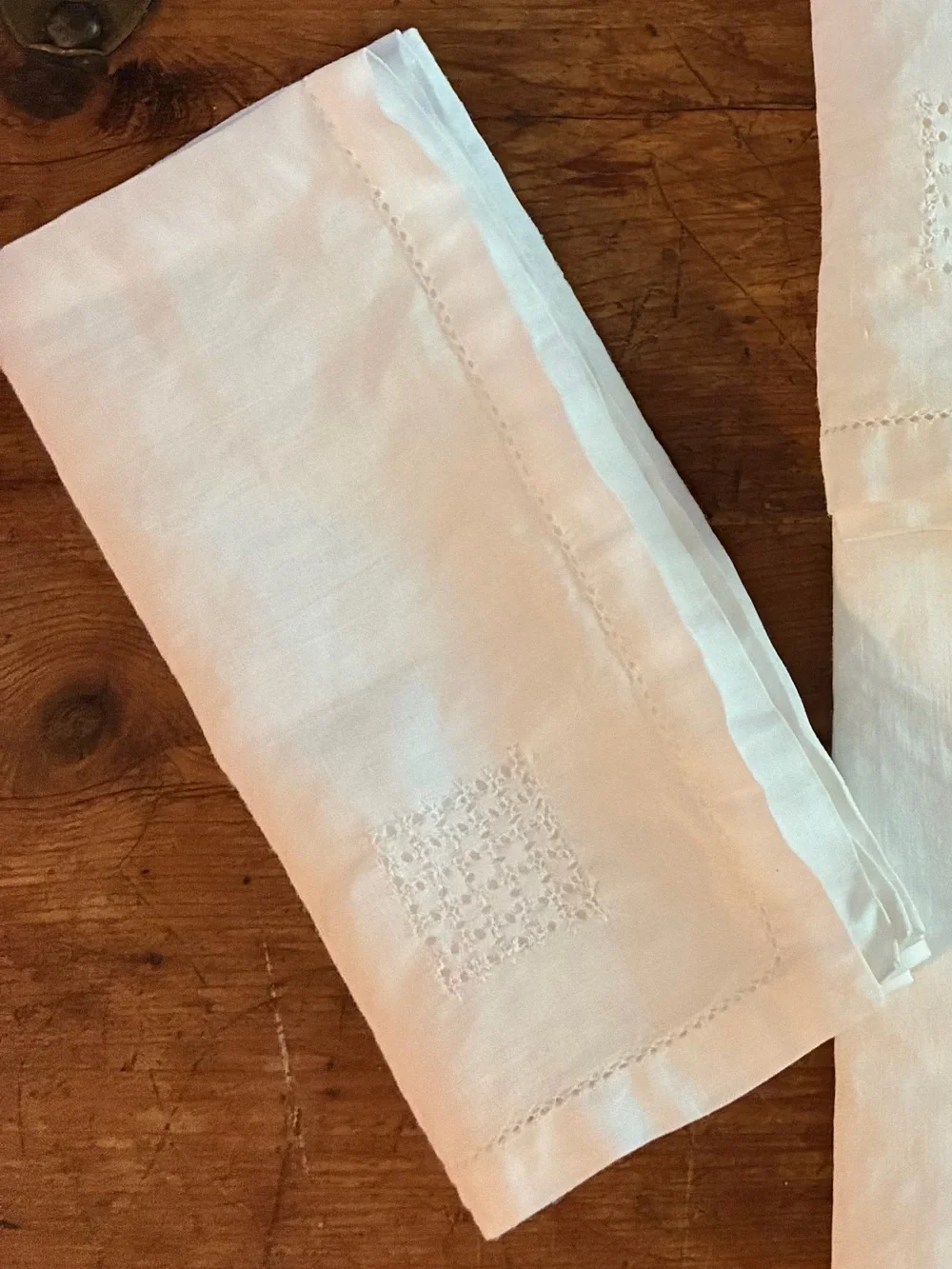 4 - Vintage 1900-1930’s Linen Napkins